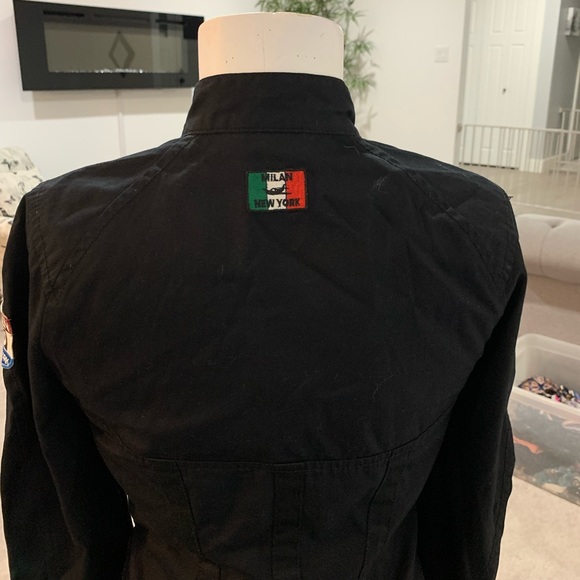 Black Armani Exchange Bomber Jacket - Picture 3 of 4